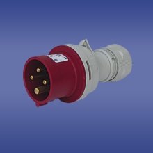Industrial power socket and plugs
