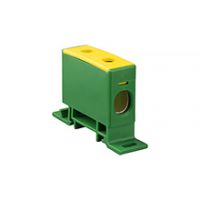 Zaciski WLZ, Złączki - Złączka przelotowa ZP50 AL/Cu 150A, 6kV, na szynę TH35, kolor żółto-zielony