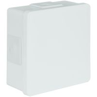 VP, V Boxes - White colour - Installation Box VP-01 Without terminals, Lid click-clack, IP55