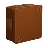 VP, V Boxes - Brown colour - Installation Box VP-22 Without terminals, 2-screw Lid, IP55