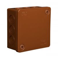 VP, V Boxes - Brown colour - Installation Box VP-23 Without terminals, 2-screw Lid, IP55