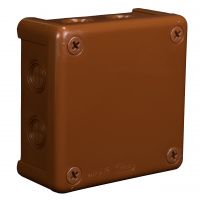 VP, V Boxes - Brown colour - Installation Box VP-42 Without terminals, 4-screw Lid, IP55