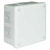 VP, V Boxes - White colour - Installation Box VP-53 Without terminals, 4-screw Lid, IP55