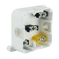 VP, V Boxes - White colour - Installation Box VP-64 With terminals, 4-screw Lid, IP44