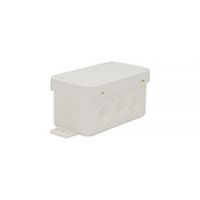 VP, V Boxes - White colour - Installation Box V8, surface, white, without terminals, lid click-clack, 8 rubber glands, IP54