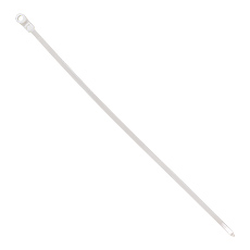 Opaski zaciskowe z otworem - Opaska zaciskowa z otworem - OZOb-5/300, biała, dł. 300mm