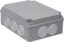 Natynkowe hermetyczne PH - Puszka Hermetyczna PH-3A.4, z dławikami membranowymi, IP65
