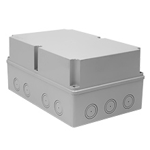 Natynkowe hermetyczne PH - Puszka Hermetyczna PH-5B.2, z osłabieniami pod dławiki, IP65