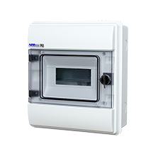 Rozdzielnice Podtynkowe RHp - Rozdzielnica Hermetyczna RHp-8 (drzwi transparentne PC), IP65