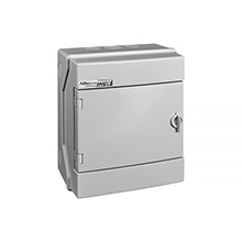 Rozdzielnice Natynkowe RH/UV - Rozdzielnica Hermetyczna Natynkowa RH-6/UV, AC/DC, 1500VDC, 500VAC, IP65, kolor: szary
