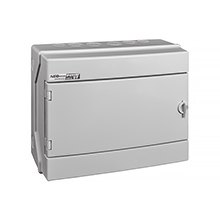 Rozdzielnice Natynkowe RH/UV - Rozdzielnica Hermetyczna Natynkowa RH-12/UV, AC/DC, 1500VDC, 500VAC, IP65, kolor: szary