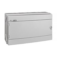 Rozdzielnice Natynkowe RH/UV - Rozdzielnica Hermetyczna Natynkowa RH-18/UV, AC/DC, 1500VDC, 500VAC, IP65, kolor: szary