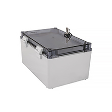 Obudowy UNIbox - Obudowa z tworzywa UNIbox Uni-Mini/T, płyta montażowa,  uchwyty do montażu naściennego, IP65, IK07