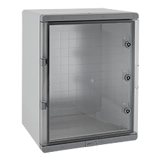 Obudowy UNIbox PRO IP67 - Obudowa z tworzywa UNI PRO 4D/T IP67 400×500×240, drzwi transparentne