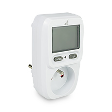 Narzędzia - Watomierz miernik energii WME, 230V~, 16A, 3680W, ekran LCD, koszt w €/KWh
