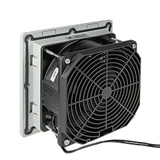 Fan filter WEF7, 124x124, IP54, 230V AC, 19W,elektro-plast