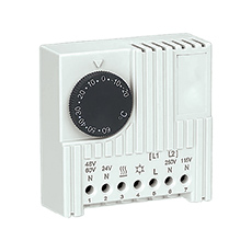 Technika - Grzanie - Chłodzenie - Regulator temperatury TM8 - termostat elektroniczny, na szynę TH35, NTC, 7-biegunowy zacisk