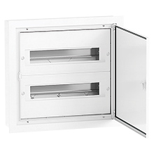 Rozdzielnice Podtynkowe DARP - QUITELINE - Rozdzielnica Podtynkowa DARP-32S QUITELINE (2x16), drzwi aluminiowe lakierowane, etykiety opisowe, aluminiowa szyna TH (euroszyna), IP54