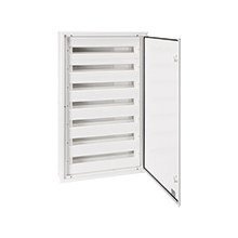 Rozdzielnice Podtynkowe DARP - QUITELINE - Rozdzielnica Podtynkowa DARP-168 QUITELINE (7x24), drzwi aluminiowe lakierowane, etykiety opisowe, aluminiowa szyna TH (euroszyna), IP54