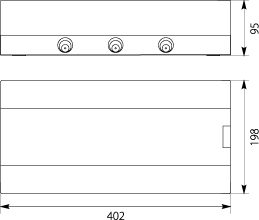 Rozdzielnica natynkowa SRn-18 (N+PE) IP40
