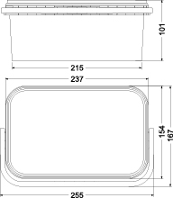 Uchwyt szybkiego montażu - płaski USMP-3 BOX, 600szt.