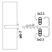 Uchwyt szybkiego montażu - płaski USMP-3 BIS