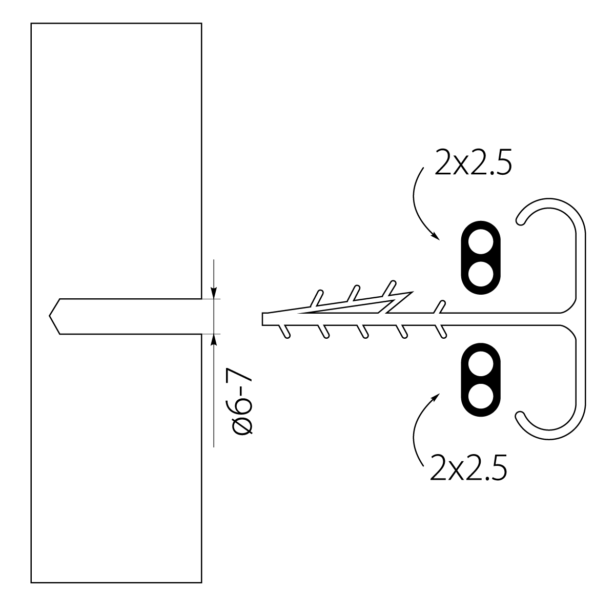 uchwyt szybkiego montażu - płaski USMP-2 BIS