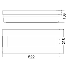 Rozdzielnica Podtynkowa SRp-24/1, N+PE (1x24) IP40, drzwi transparentne
