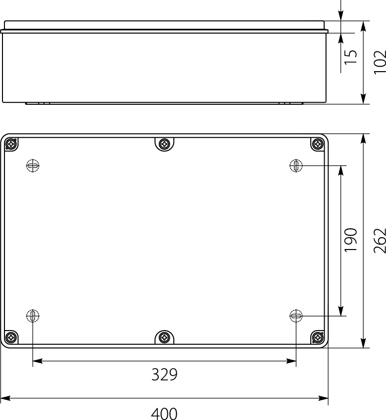 Puszka Hermetyczna PH-6C.2 z przepustem PMB, IP65, IK07, ABS Puszka Hermetyczna PH-6C.2 z przepustem PMB, IP65, IK07, ABS,elektro-plast