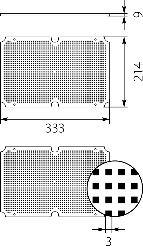 Płyta Montażowa PMT-5, Perforowana Płyta Montażowa PMT-5, Perforowana,elektro-plast