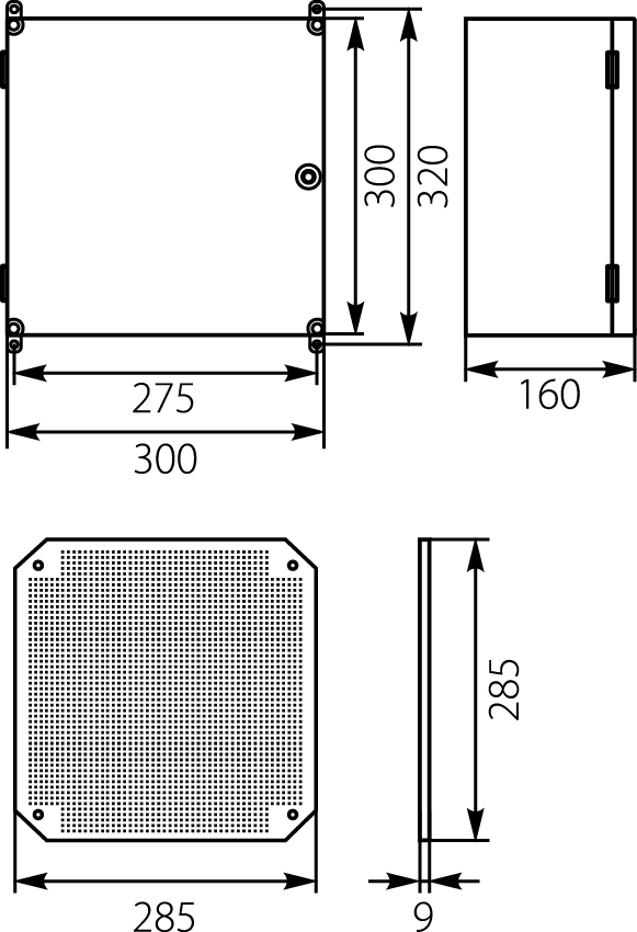 Obudowa z tworzywa UNIbox Uni-0/TPM, panel membranowy P-MB-35, płyta montażowa, uchwyty do montażu naściennego, IP65, IK07 Obudowa z tworzywa UNIbox Uni-0/TPM, panel membranowy P-MB-35, płyta montażowa, uchwyty do montażu naściennego, IP65, IK07,elektro-plast