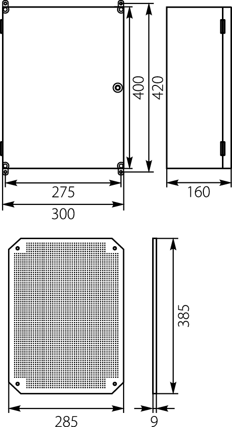 Obudowa z tworzywa UNIbox Uni-1/PM, panel membranowy P-MB-35, płyta montażowa, uchwyty do montażu naściennego, IP65, IK07 Obudowa z tworzywa UNIbox Uni-1/PM, panel membranowy P-MB-35, płyta montażowa, uchwyty do montażu naściennego, IP65, IK07,elektro-plast
