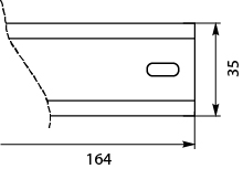 Szyna do UNIbox TH-Uni-Mini