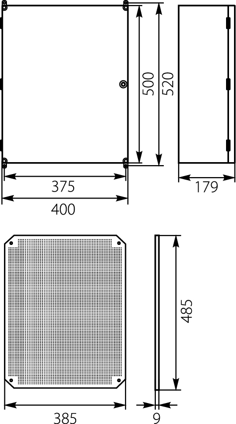 Obudowa z tworzywa UNIbox Uni-2/PM, panel membranowy P-MB-51, płyta montażowa, uchwyty do montażu naściennego, IP65, IK07 Obudowa z tworzywa UNIbox Uni-2/PM, panel membranowy P-MB-51, płyta montażowa, uchwyty do montażu naściennego, IP65, IK07,elektro-plast